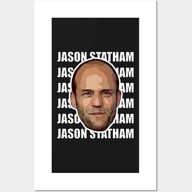 Jason Statham Vector Art 2 Wall Art by Playful Creatives